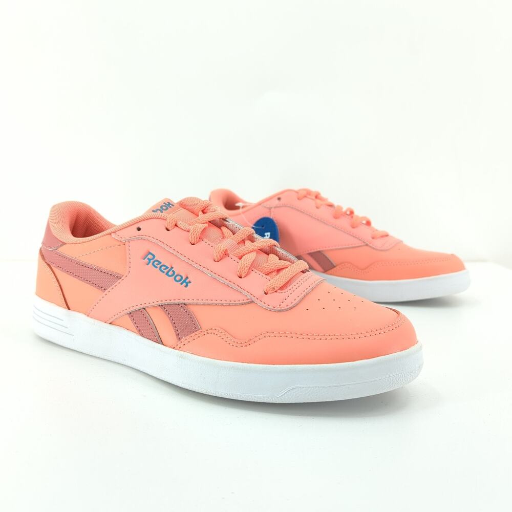 Reebok Women 10 Royal Techque Sneakers Shoes Orange Running CN7369 NEW